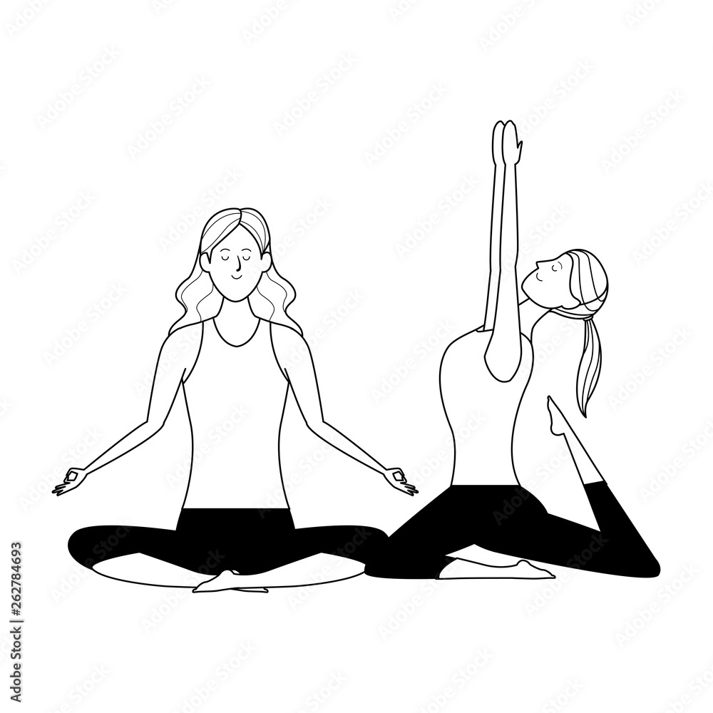 women yoga poses black and white women yoga poses black and white