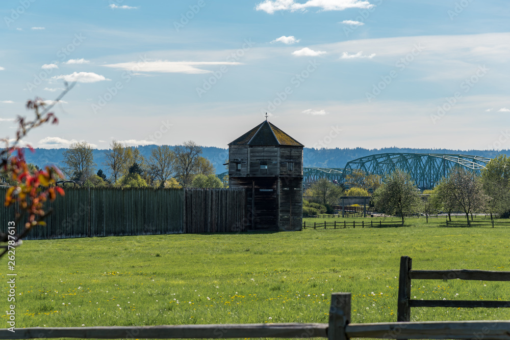 Fototapeta premium Fort Vancouver National Historic Site, Vancouver Washington