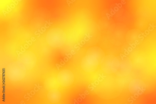 Sommerbokeh in gelb orange
