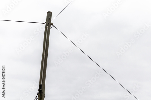 Wallpaper Mural Minimal telephone line transmitting over long distances. Torontodigital.ca