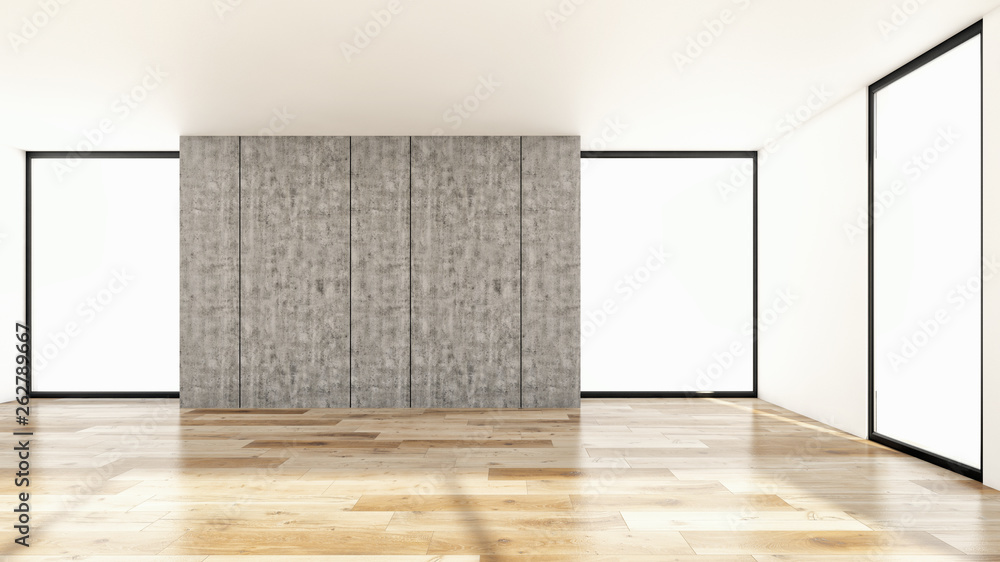 Obraz premium large luxury modern bright interiors room illustration 3D rendering