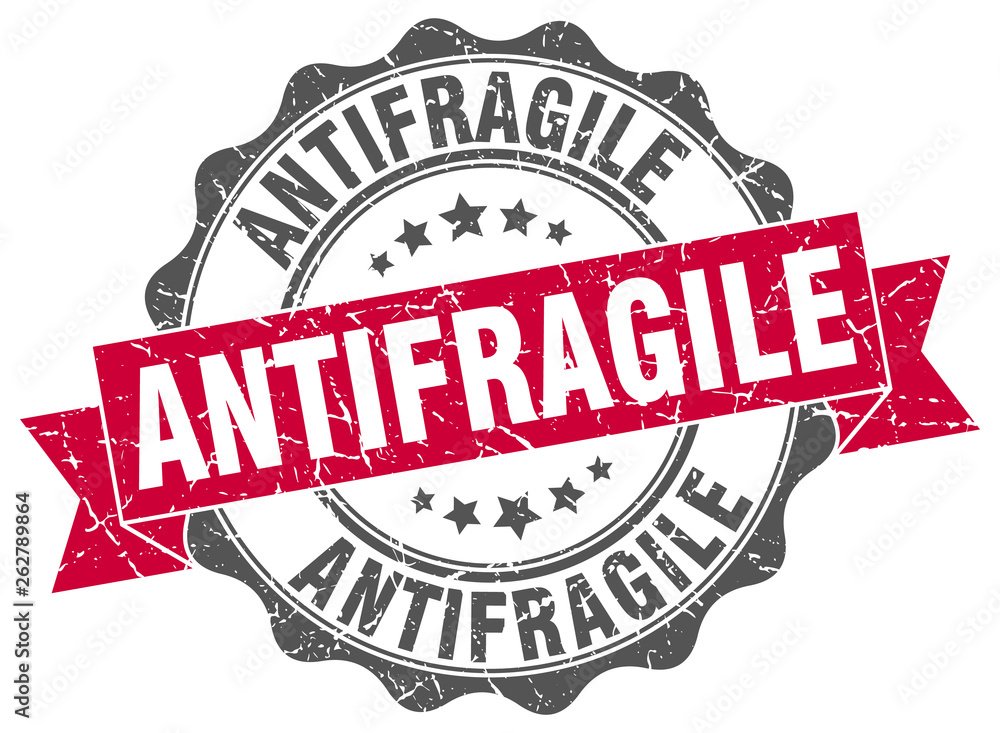 Fototapeta premium antifragile stamp. sign. seal