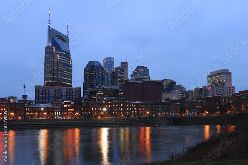 Nashville, Tennessee city center after dark © Harold Stiver