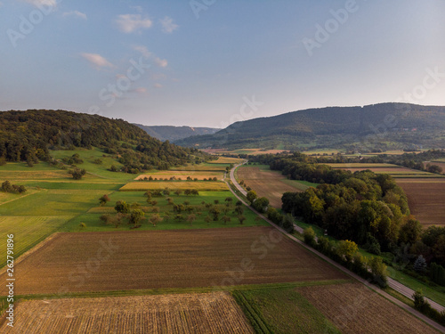 Felder im Herbst - Luftbild © EinBlick