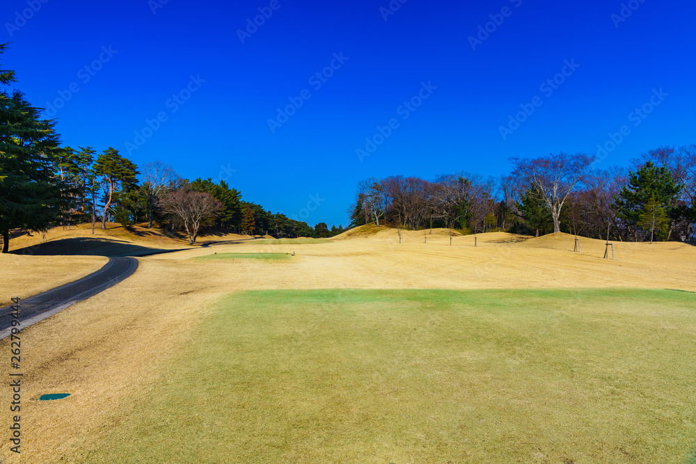 Obraz premium [千葉県] 日本のゴルフ場の風景