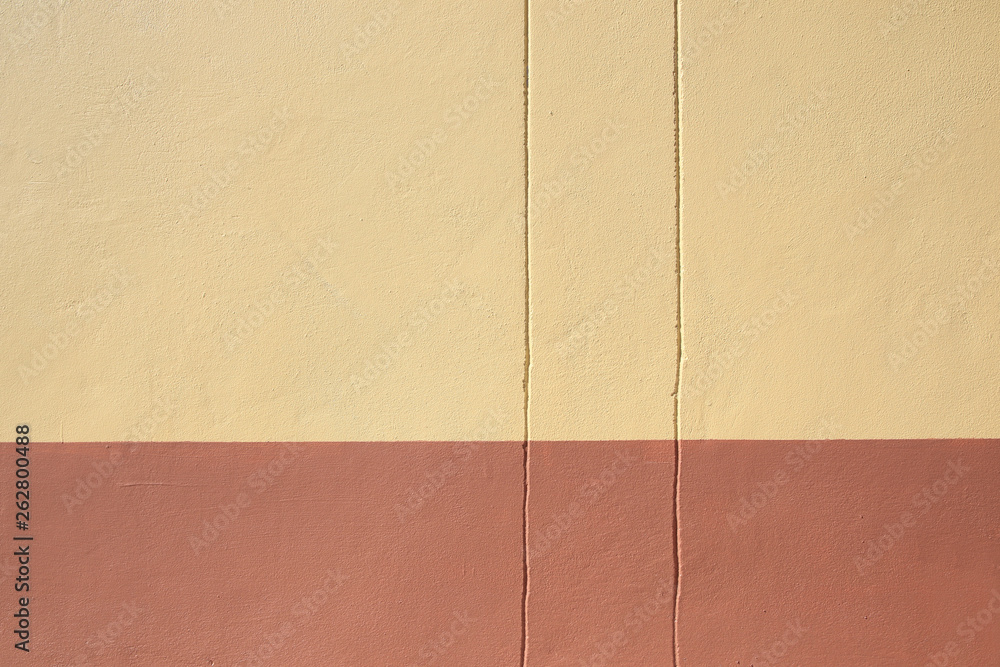 Fototapeta premium Two tone Cream and brown texture background
