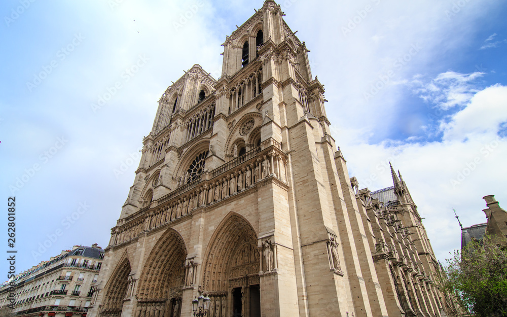 Notre Dame de Paris (Notre Dame Cathedral) in France