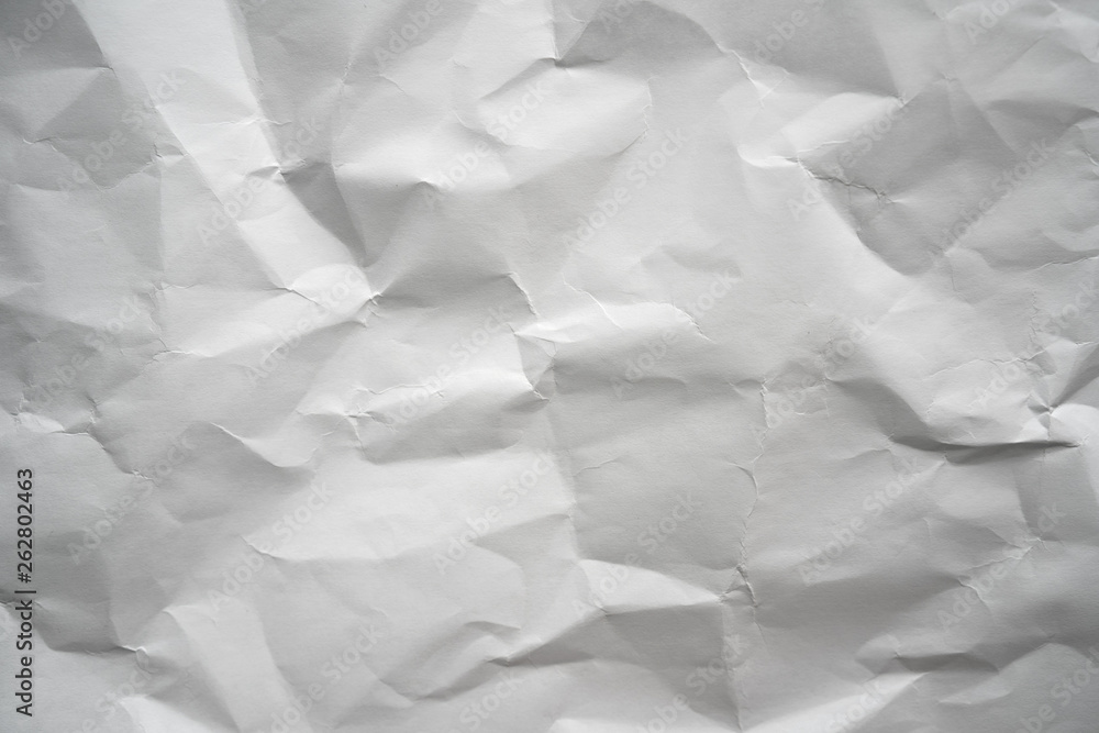 Crumpled white paper background texture Crumpled white paper background texture