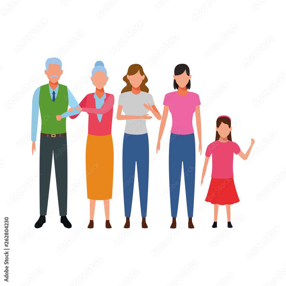 family avatar cartoon character family avatar cartoon character
