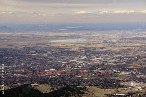 Aerial view of Boulder, Colorado © bwolski