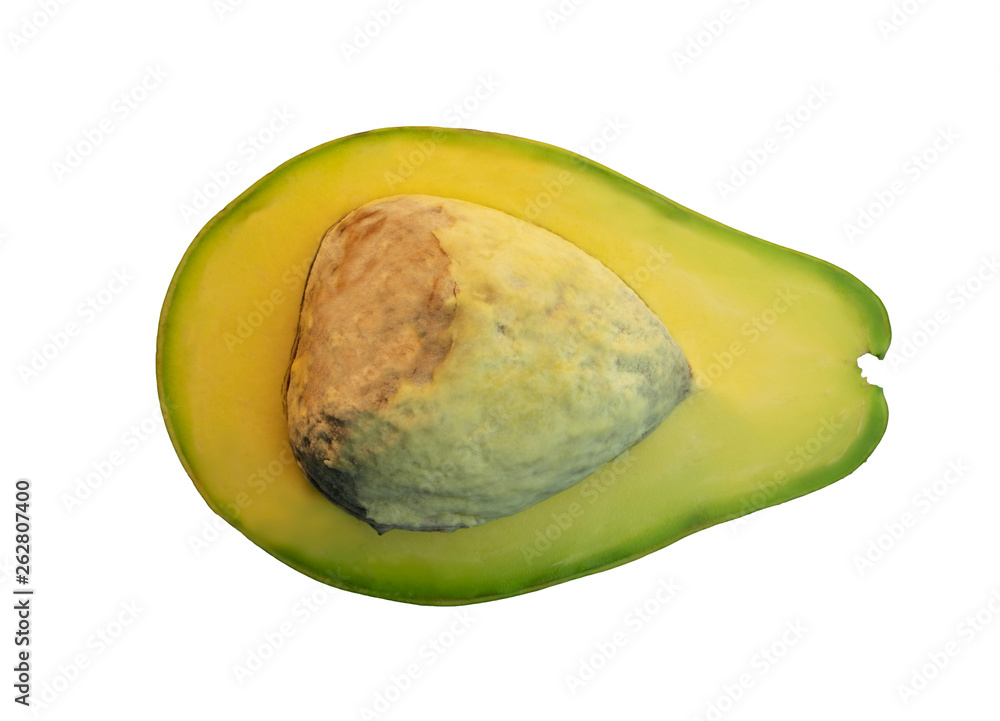 AVOCADO CUT IN HALF CENITAL AVOCADO CUT IN HALF CENITAL