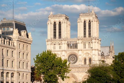 Notre Dame de Paris cathedral in France