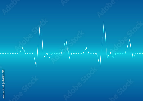 Heart pulse. Cardiogram. vector illustration