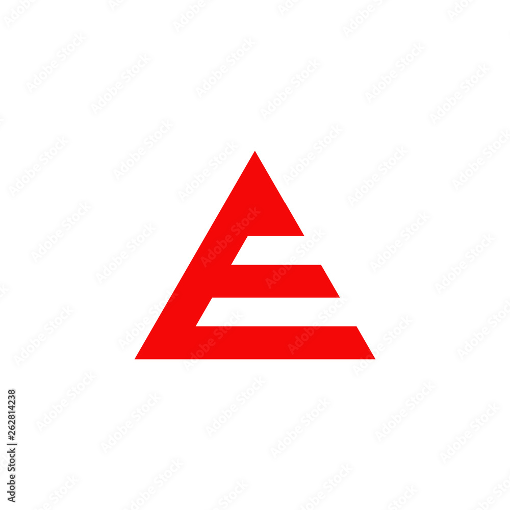 E letter logo design E letter logo design