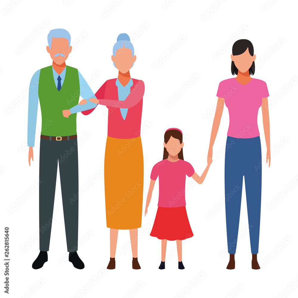 family avatar cartoon character family avatar cartoon character