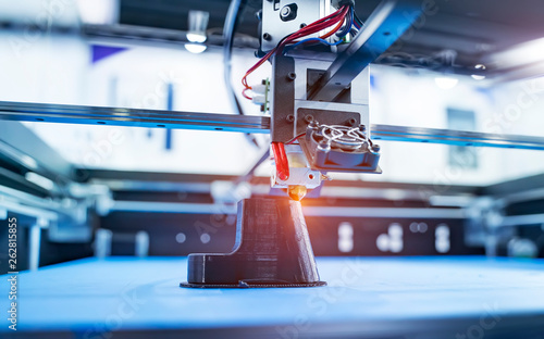 Obraz na płótnie Three dimensional printing machine,3D printer.