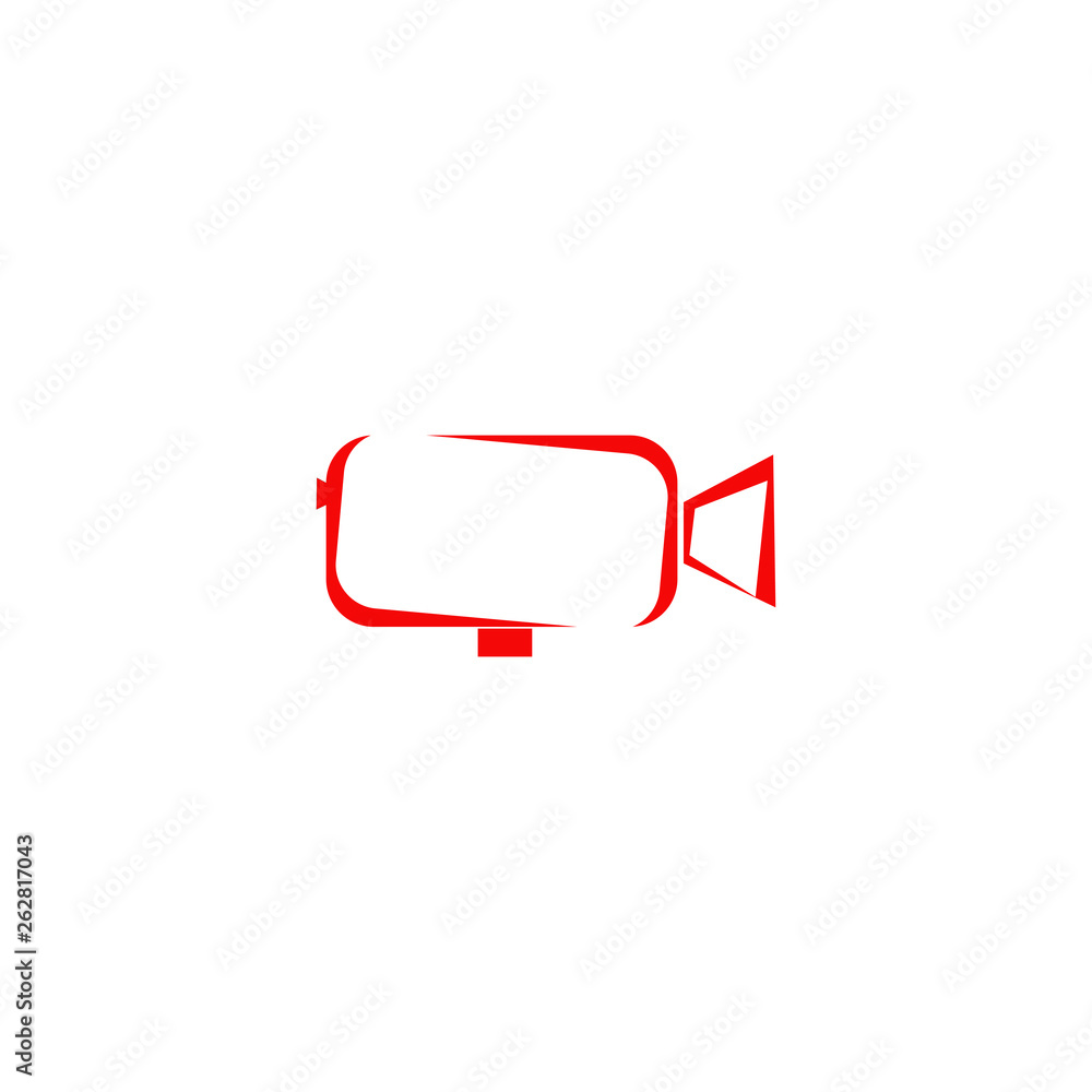 Video camera icon logo design vector template Video camera icon logo design vector template