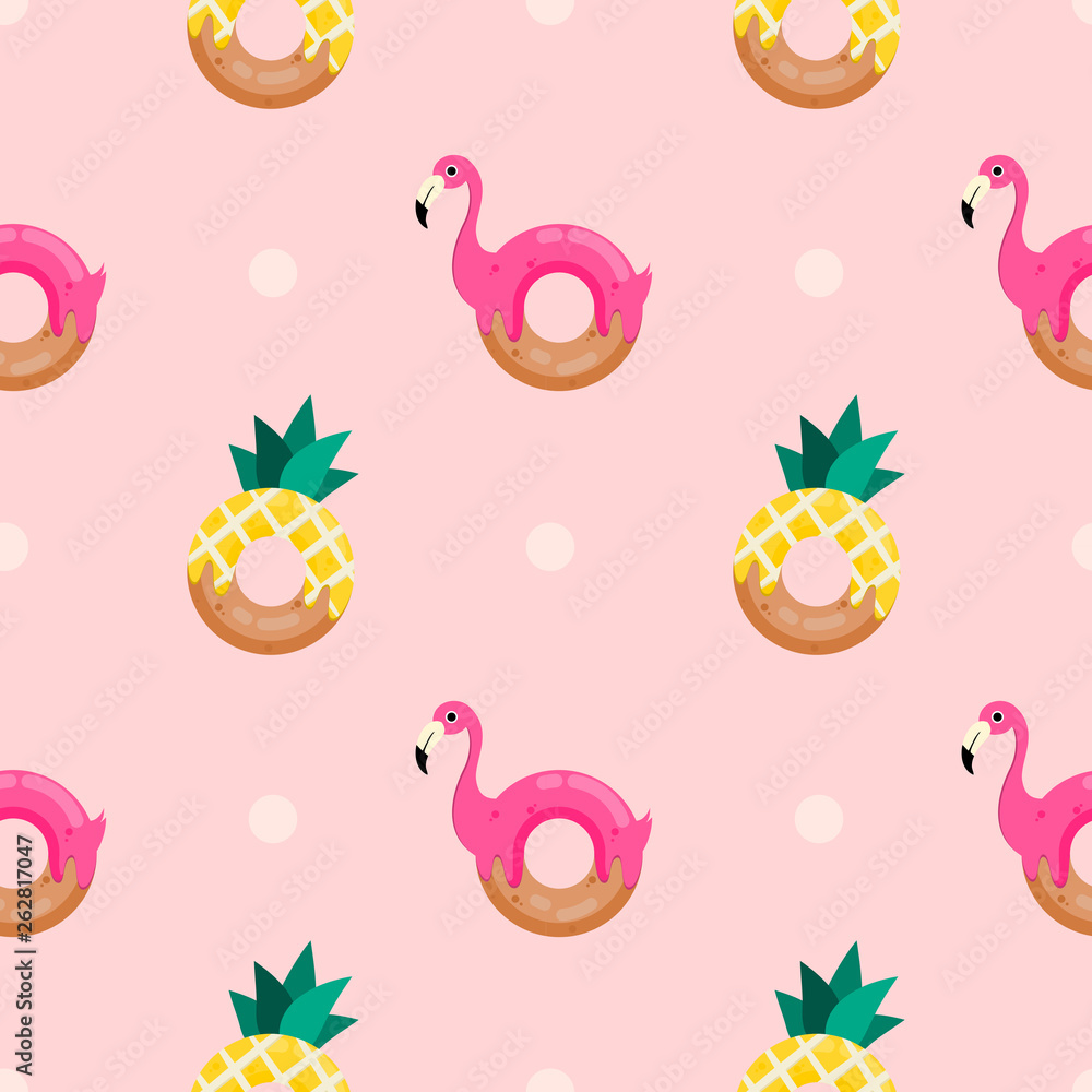 Seamless pattern cute donut Seamless pattern cute donut