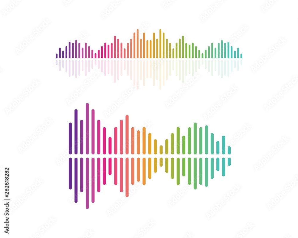 sound wave,pulse ilustration logo vector icon sound wave,pulse ilustration logo vector icon