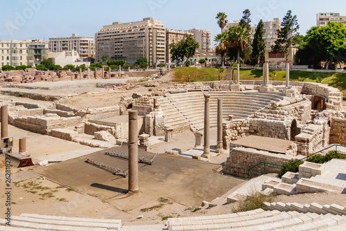 Fotografi Ruins of the Roman amphitheatre of the II—IV centuries