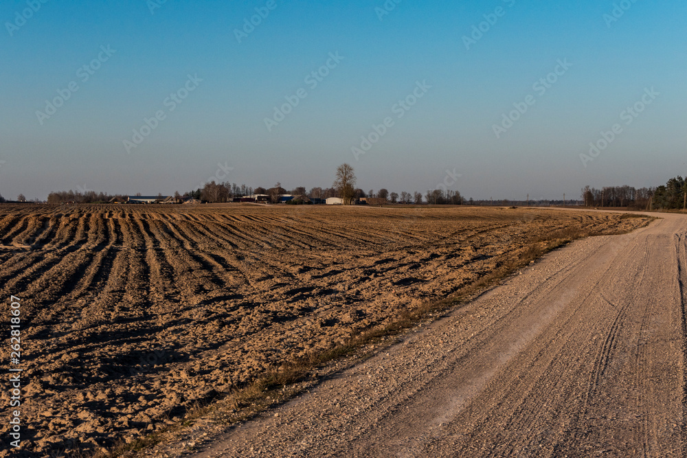 Siauliai, Lithuania Arable and plowed farmland