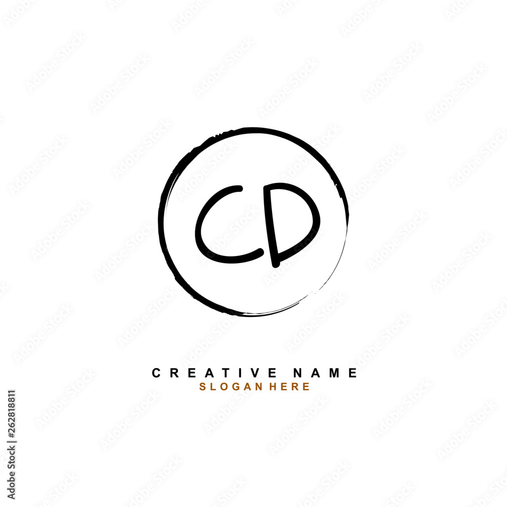 C D CD Initial logo template vector C D CD Initial logo template vector