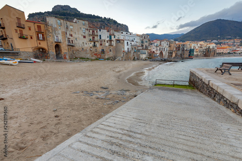 Cefalu. Sicily. Old city.