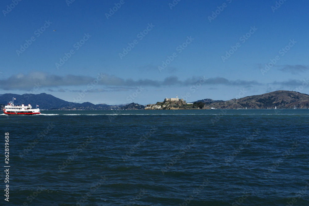 view of the Bay of San Francisco California USA view of the Bay of San Francisco California USA
