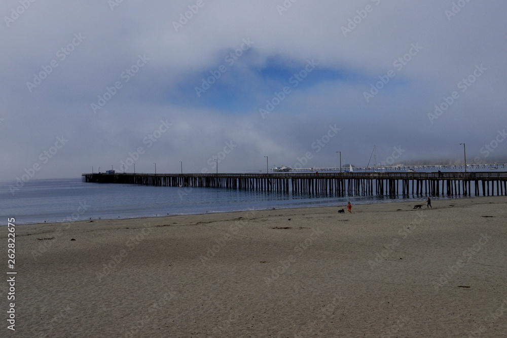 pier on the beach in Avila Beach California USA