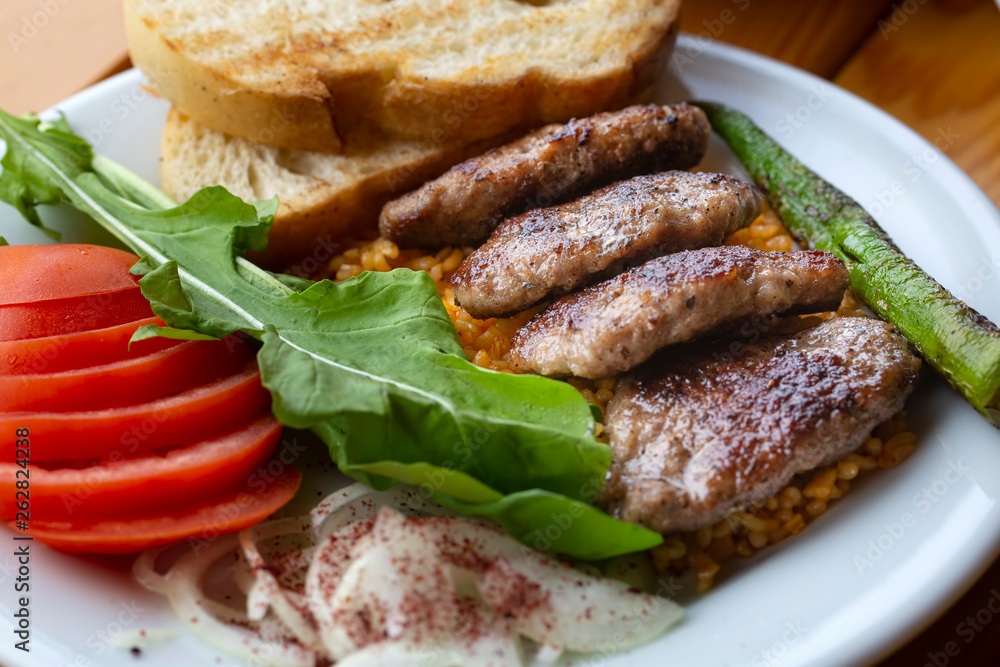 Traditional delicious Turkish Home Made Kofte (meatballs) Traditional delicious Turkish Home Made Kofte (meatballs)