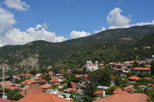 Vista de las Montañas de Troodos