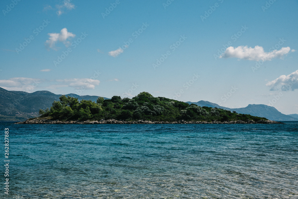 Badija Island off the Coast of Korcula Island Along the Dalmatian Coast of Croatia