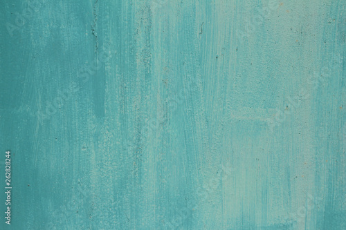 turquoise painted brush background © AkiAna