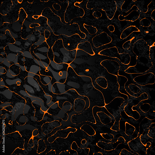 abstract background with pattern orange glow photo