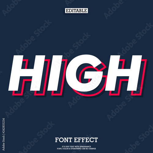 simple minimalist font with modern style