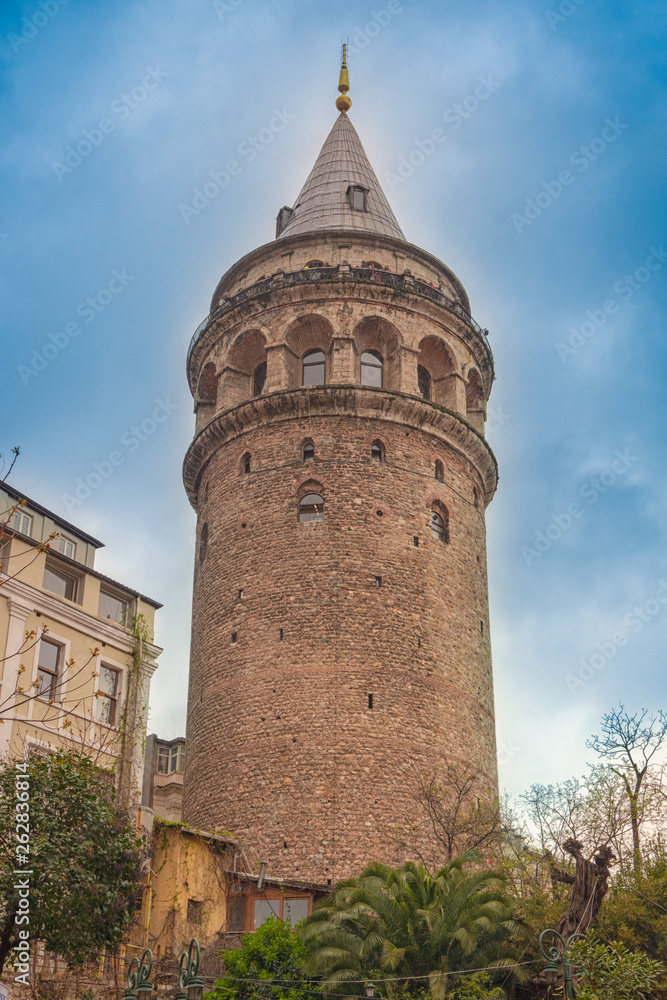 Christa Turris Galata Tower in Istanbul, Turkey