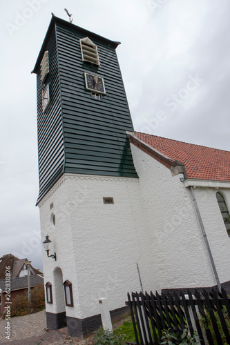Callantsoog Netherlands church. Coast