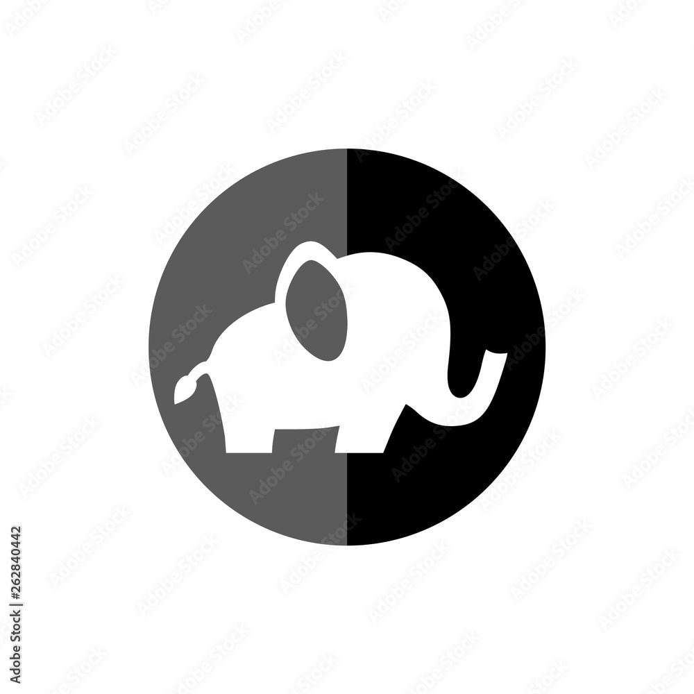 Elephant icon or logo