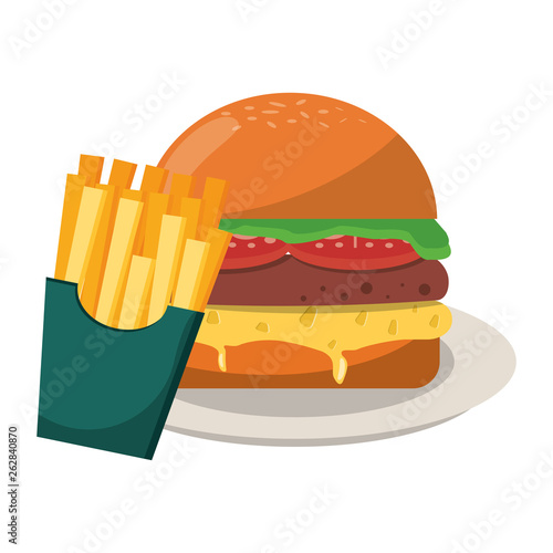 Fast food delicious food