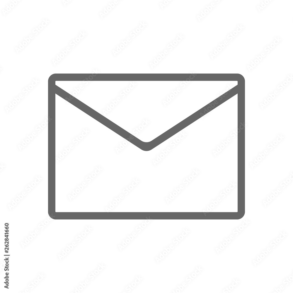 Envelope or email icon vector eps10 on white background. Envelope sign. Envelope or email icon vector eps10 on white background. Envelope sign.