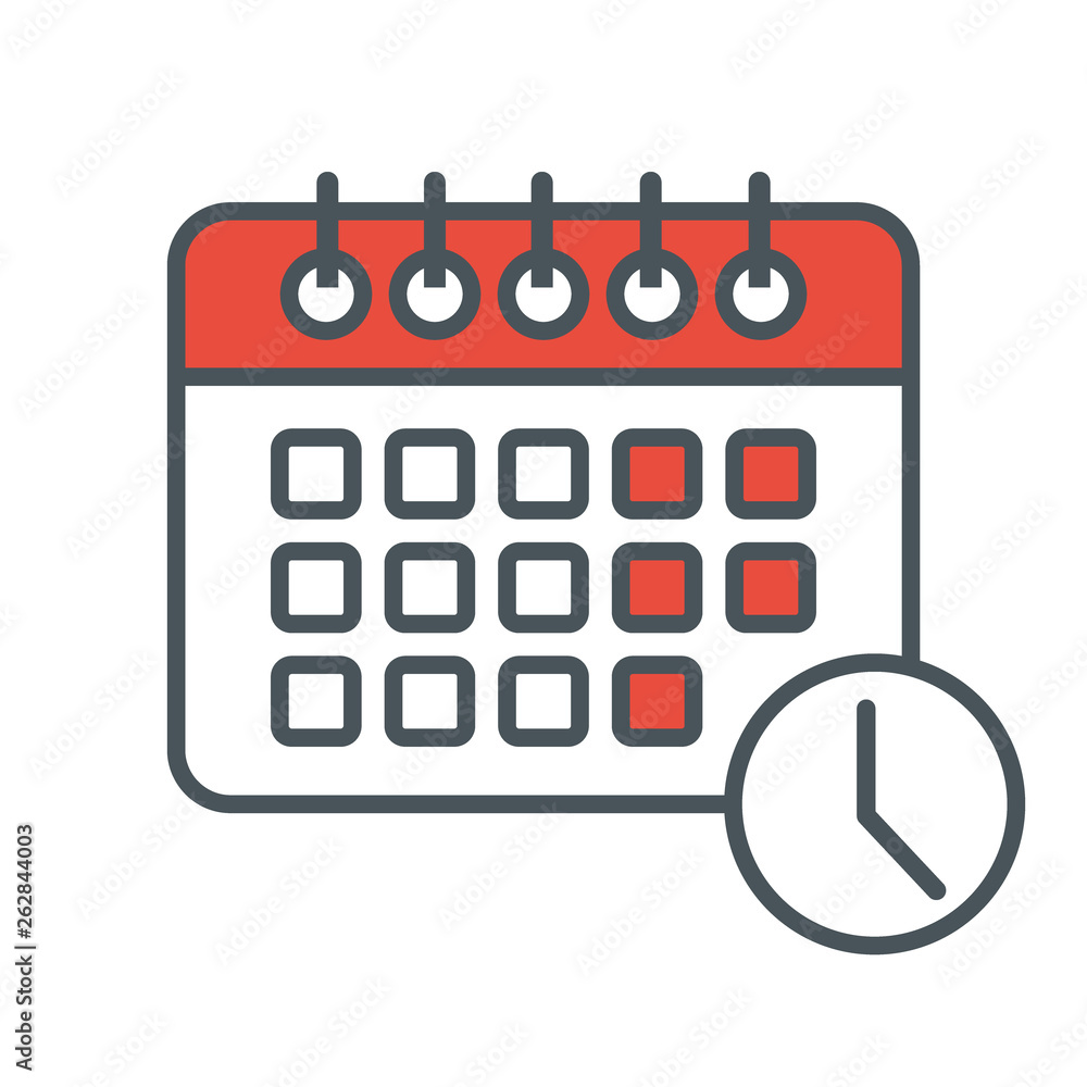 Calendar and clock. Concept of class timetable Calendar and clock. Concept of class timetable