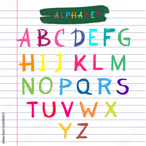 Hand drawn alphabet8