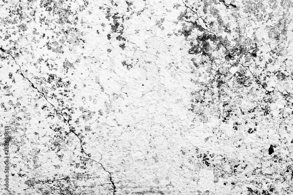 Obraz premium Wall fragment with scratches and cracks