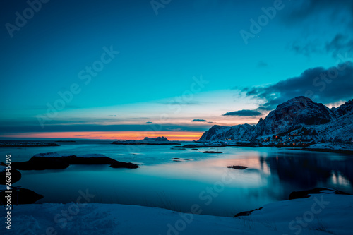 Sorvagen village on Lofoten Islands