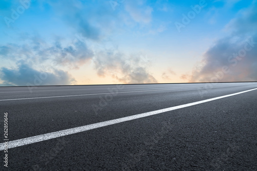 Road and Sky Landscape..