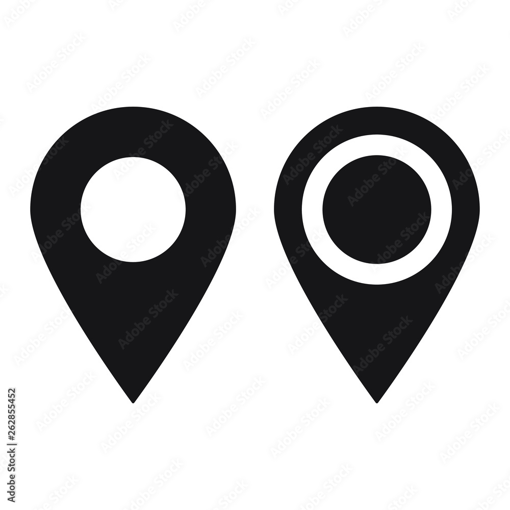 Obraz premium Maps pin. Location map icon.