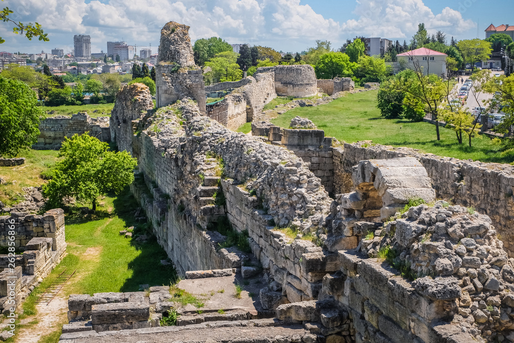 Ruins of Chersonesus, an ancient greek colony in nowadays Sevastopol, Crimea