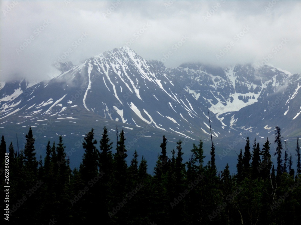 Alaska Highway ,Haines Jonction, Yukon, Canada