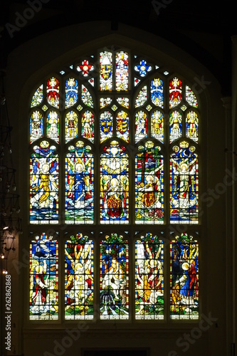 Inside St Edmundsbury Cathedral - Bury St Edmunds, Suffolk, England, UK