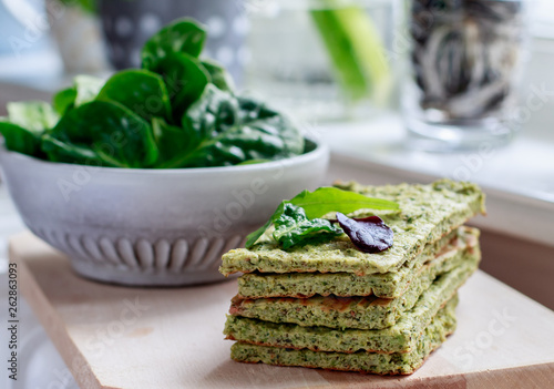 Gluten-free green sandwich photo